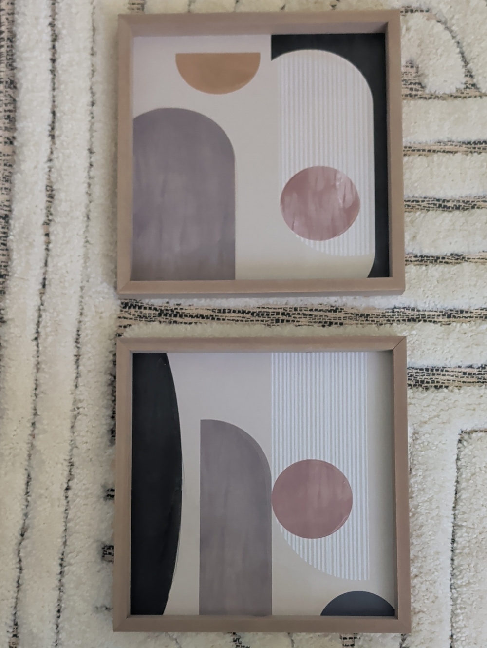 Abstract Boho Print Set - Picture 2 of 5